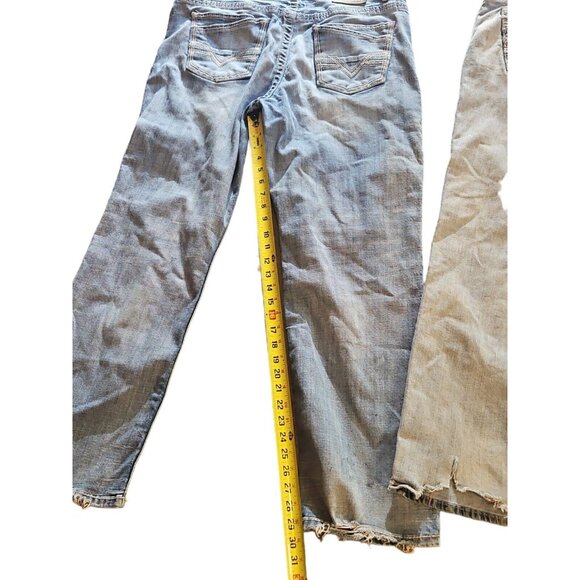 BKE Jeans Lot Of 2 Mens Size 38R Tyler  Straight Leg Stained Destroyed Denim - Picture 6 of 12